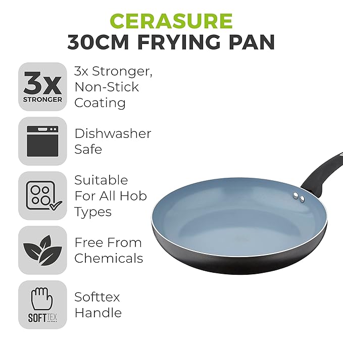Tower T80353 Cerasure 30cm Fry Pan